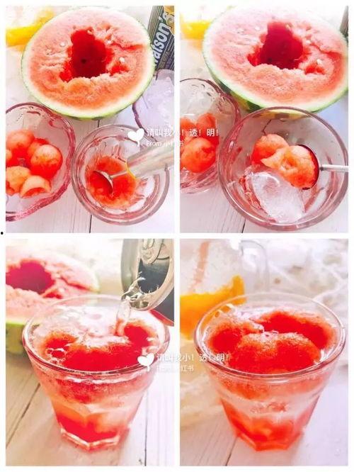 西瓜气泡水吃瓜,夏日消暑新宠，吃瓜乐趣无限